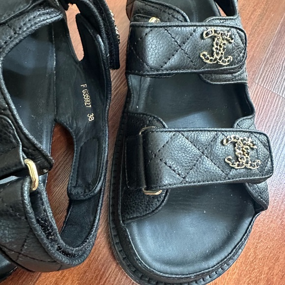 Chanel Dad Sandals in used condition with a lot of life - Picture 7 of 8